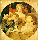 Paul Delaroche Canvas Paintings - A Family Scene